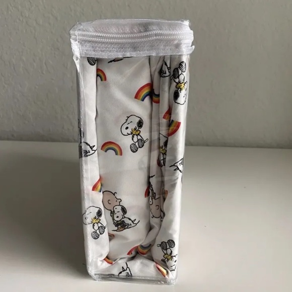 New Peanuts Snoopy Rainbow Pride KING Size Sheet Set Berkshire - Picture 4 of 7